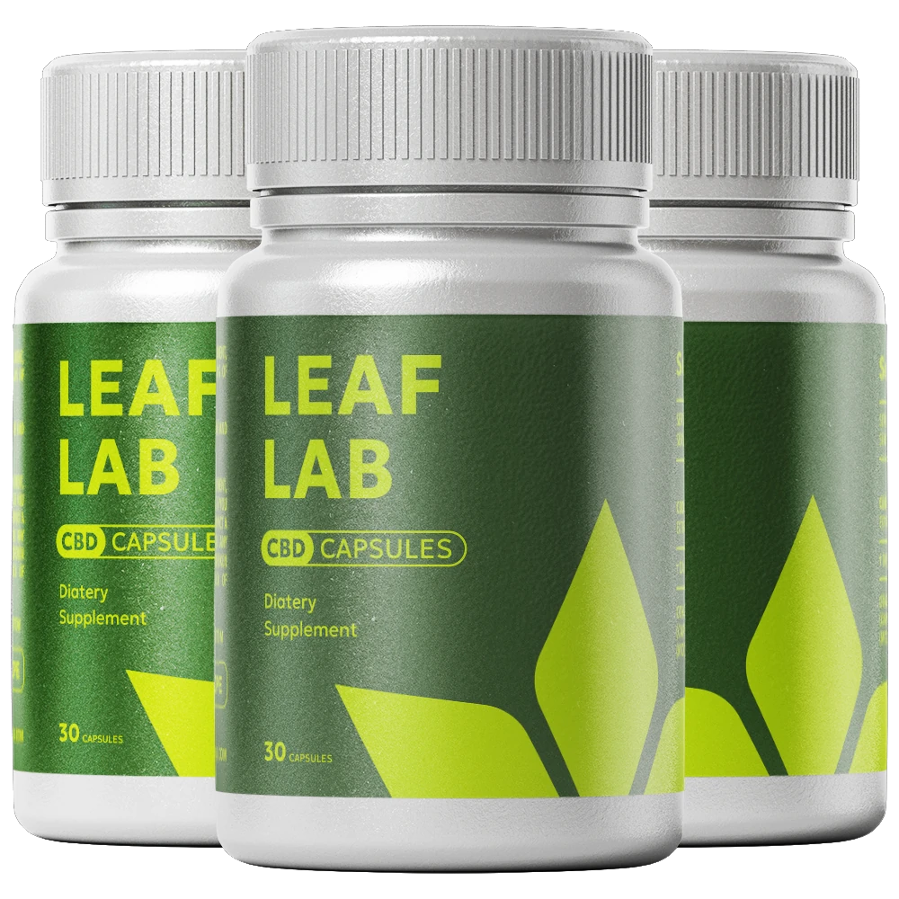Una confezione di integratori Leaf Lab, simboleggiante il supporto per il benessere corporeo.