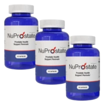 Bundle di 3 confezioni di NuProstate, l'offerta standard.