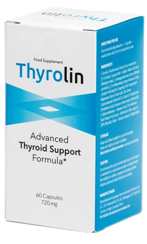 Flacone singolo di Thyrolin, integratore per il benessere della tiroide