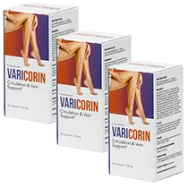Pacchetto standard da tre flaconi di Varicorin