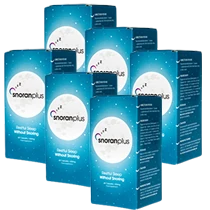 Set di 6 bottiglie di Snoran Plus per un trattamento prolungato