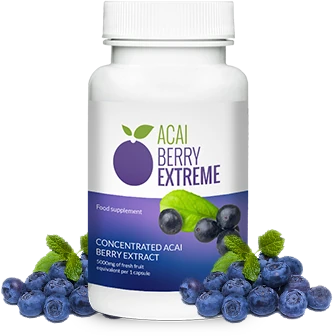 Flacone di Acai Berry Extreme che supporta il dimagrimento