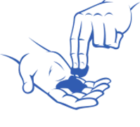 Primo passo dell'applicazione di Hondro Sol: prendere una piccola quantità