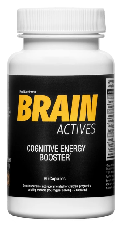 Flacone singolo di integratore Brain Actives