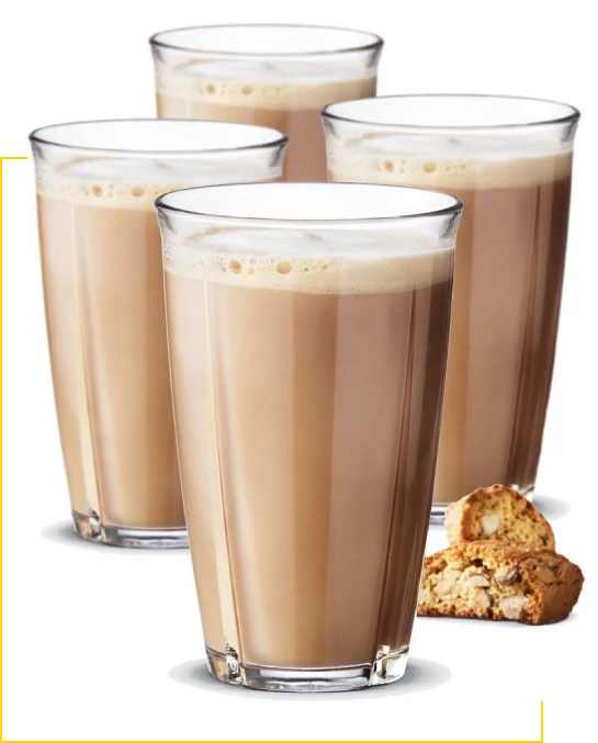 Chicchi di caffè freschi che rappresentano l'ingrediente principale