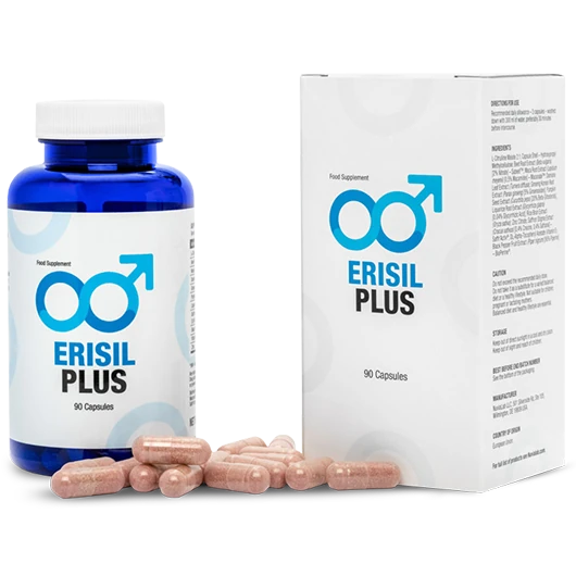 Confezione di Erisil Plus per erezioni forti