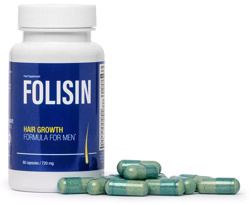 Capsule di Folisin per la salute dei capelli