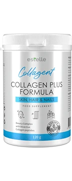 Confezione del prodotto Collagent Premium in primo piano