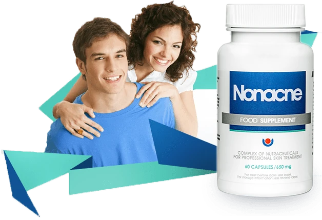 Confezione di Nonacne in primo piano, con pillole.