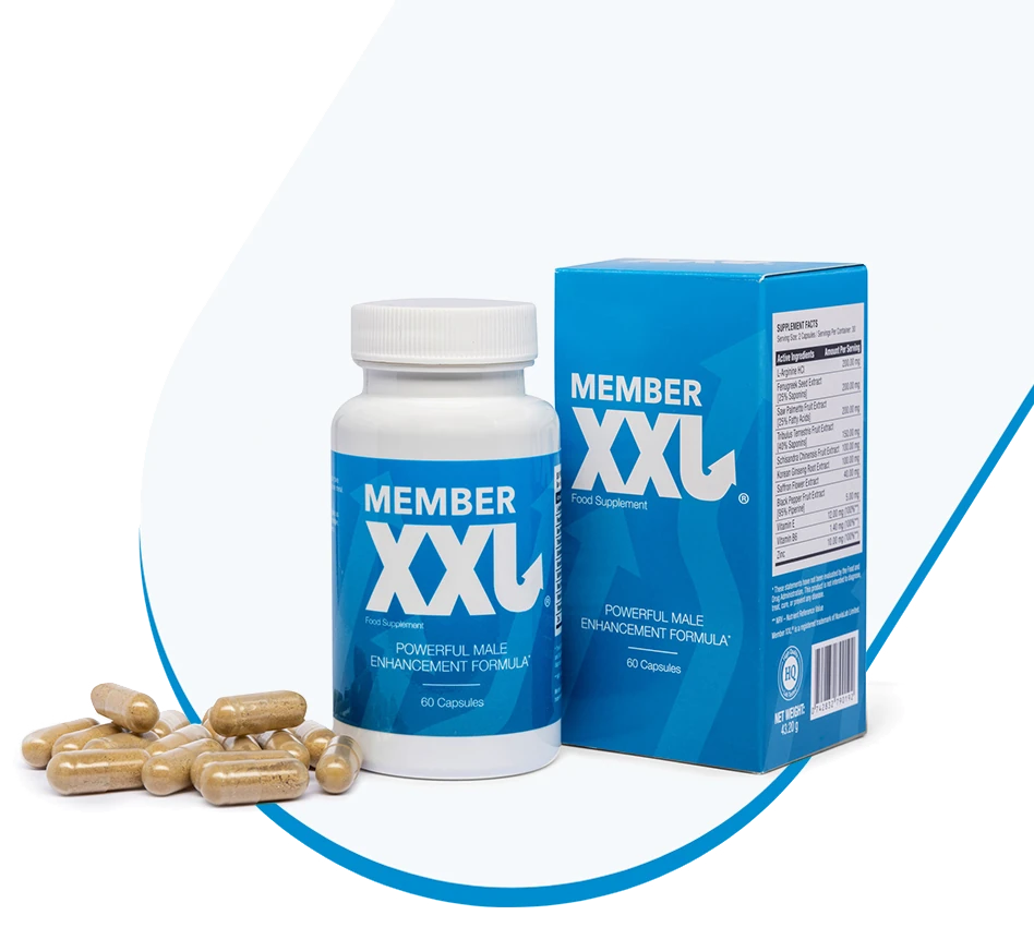 Confezione di Member XXL per l'ingrandimento del pene