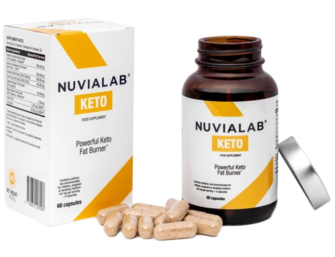 Immagine ravvicinata del prodotto NuviaLab Keto