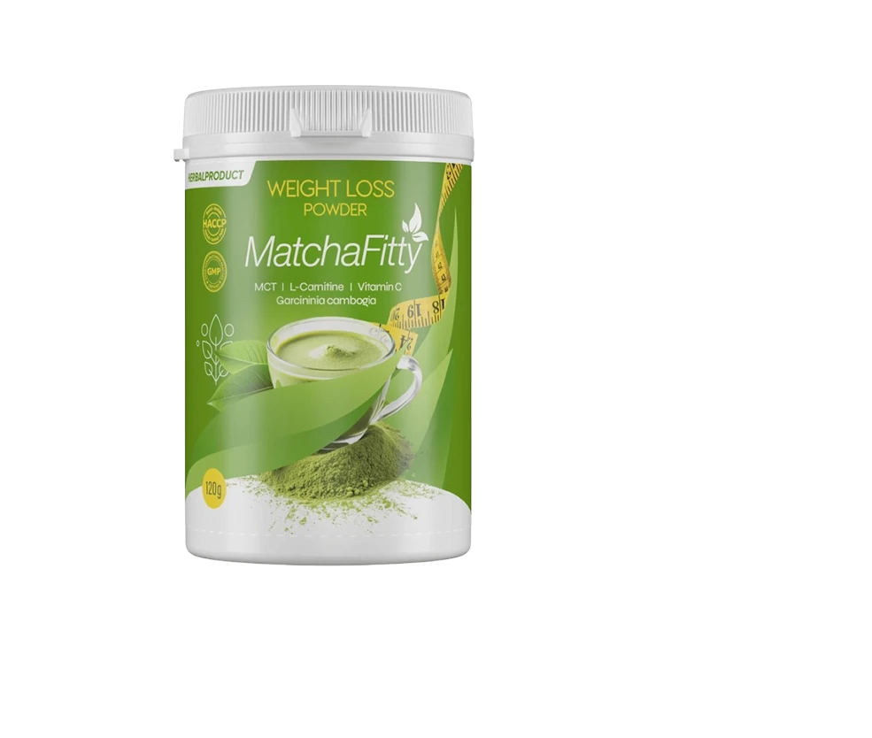 Confezione di Matcha Fitty per una perdita di peso efficace
