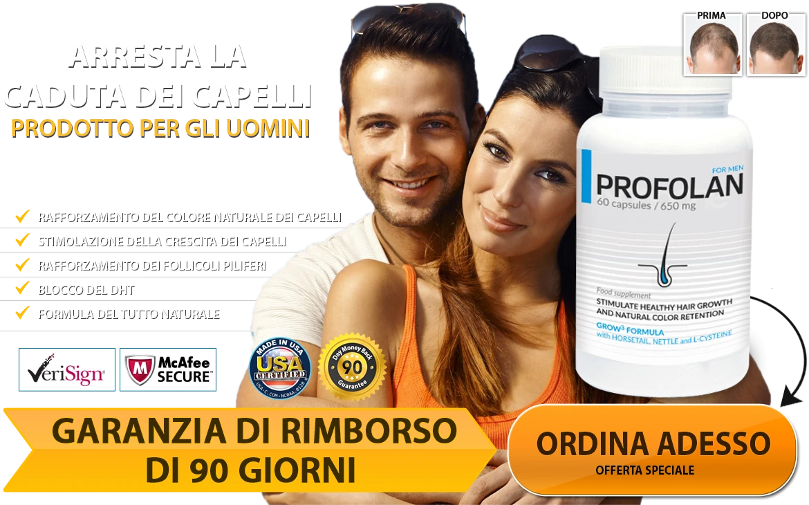 Integratore Profolan per la crescita e il rinforzo dei capelli