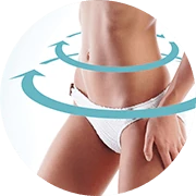 Icona che simboleggia la riduzione del girovita e la perdita di peso.